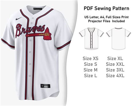 outsons baseball jersey patterns.